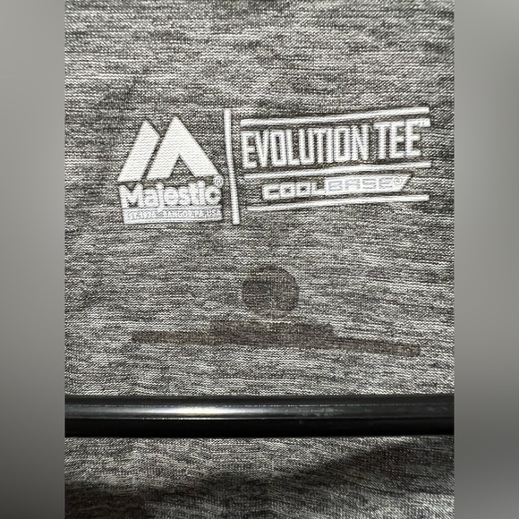 Majestic Gray Philadelphia Flyers Evolution Tee Cool Base Long Sleeve Tee - Picture 3 of 6